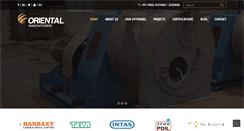 Desktop Screenshot of orientalmanufacturers.com